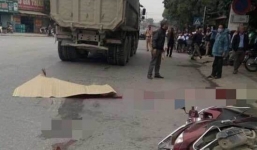 Va chạm với xe tải, thiếu phụ mang song thai 7 tháng tử vong thương tâm