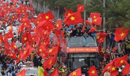 Hàng ngàn CĐV sẽ nhuộm đỏ Hà Nội để chào đón đội tuyển Việt Nam