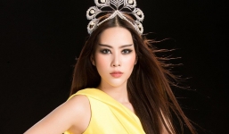 Nam Em tung bức ảnh đội vương miện 'fake' Hoa hậu Hoàn vũ, tự nhận mình đang ngu