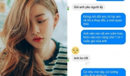 Cô gái cay đắng nhận được tin nhắn 'anh yêu người khác rồi' khi vừa xa nhau vài ngày về ăn Tết