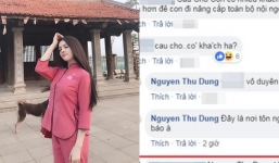Thư Dung đăng ảnh đi chùa, dân mạng bình luận: 'Cầu cho có khách?'