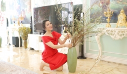 Nữ ca sĩ nhạc đỏ Tân Nhàn khoe nhà rực rỡ đón Tết nguyên đán