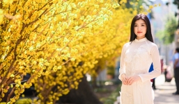 Nữ thủ khoa ĐH Sân khấu điện ảnh mặc áo dài mỏng manh khoe vẻ đẹp vạn người mê