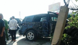 Vụ tai nạn khiến 3 người chết tại Thanh Hóa: Xe 7 chỗ mang biển xanh kho bạc tỉnh