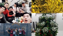 Cưới vợ đại gia, Trương Nam Thanh ăn Tết sang chảnh, tiền đô cũng gấp làm hoa cắm