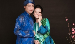 Tân Nhàn bịn rịn “Tương phùng tương ngộ' với chồng trong MV hát quan họ