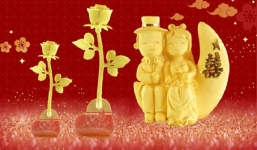 Valentine trùng ngày Vía Thần Tài, có nên tặng vàng cho 'người ấy'?