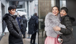 Hình ảnh H-Hen Niê xuất hiện thần thái 'ngút ngàn' ôm Catriona Gray giữa trời New York