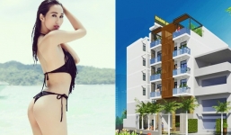 Mỹ nữ bị Ngọc Trinh tố là 'yêu nhền nhện' bỏ tiền xây cả tòa nhà mang tên mình