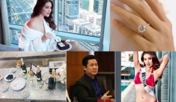 Phạm Hương khoe nhẫn đính hôn và cuộc sống sang chảnh trên đất Mỹ