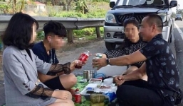 Tài xế “mở tiệc” trên cao tốc Nội Bài - Lào Cai bị phạt 5,5 triệu đồng