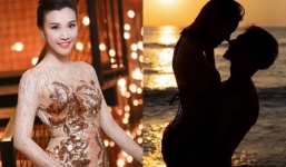 Á hậu Hoàng Oanh công khai đang yêu bạn trai Tây