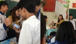 Dân mạng tìm ngay danh tính cô giáo dạy thay xinh xắn bị học trò giật thước, cả lớp xin chụp ảnh cùng