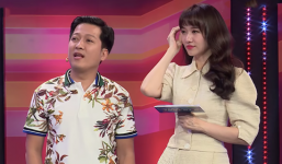 Hari Won “đá xéo” chê Trường Giang phát tướng ngay trên sóng truyền hình