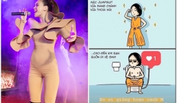 Thánh diện đồ jumpsuit như Hồ Ngọc Hà cũng có lúc phải kể khổ vì sự bất tiện của trang phục này