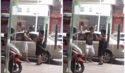 Chàng trai đánh bạn gái gãy đôi cả gậy nhưng hành động của cô gái mới khiến dân mạng thán phục