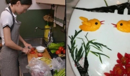 Người mẹ 3 năm liền dậy sớm để chuẩn bị bữa ăn sáng theo các bài thơ trong SGK của con