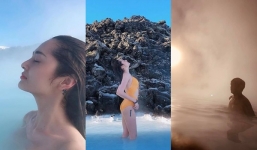 Bảo Anh diện bikini ở vùng đất lạnh giá Iceland, khoe thân hình nóng bỏng