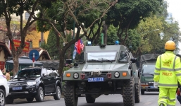 Hội nghị thượng đỉnh Mỹ -Triều: Triển khai nhiều xe bọc thép tăng cường an ninh