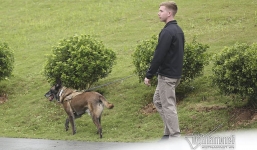 Mật vụ Mỹ dắt chó nghiệp vụ quanh khách sạn JW Mariott trước thềm thượng đỉnh