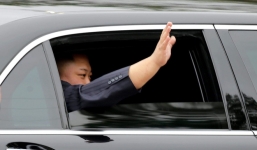 Cận cảnh xe bọc thép chở ông Kim Jong-un tới Hà Nội
