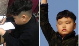 Xuân Bắc khoe ảnh con trai giống hệt chủ tịch Kim Jong un