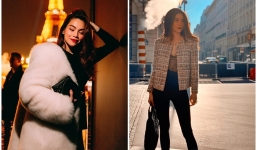 Dân mạng xuýt xoa trước thần thái sang trọng của Hồ Ngọc Hà trên đường phố Paris