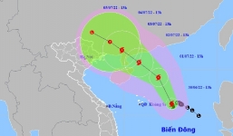 Tin bão số 1: Khả năng cao sẽ đổ bộ vào miền Bắc nước ta, gây mưa to và gió giật mạnh