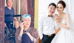 Hình ảnh NS Công Lý ngồi trên xe lăn được bàn tán xôn xao