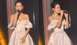 Hiền Hồ bất ngờ gặp sự cố tại đêm diễn comeback