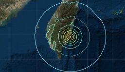 Đài Loan xảy ra động đất, Nhật Bản phát thông báo khẩn cảnh báo sóng thần