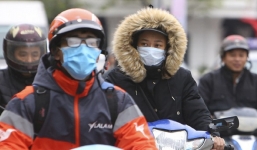 Không khí lạnh đầu mùa đi sâu vào đất liền các tỉnh miền Bắc gây mưa rào và dông diện rộng