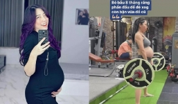 Em gái Trấn Thành hết gây 'bão' vì gần đẻ vẫn nâng tạ, nay lại khoe ăn chơi hết cỡ