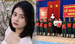 Chân dung nữ tân binh xinh đẹp duy nhất tại Đồng Nai tự nguyện viết đơn lên đường nhập ngũ