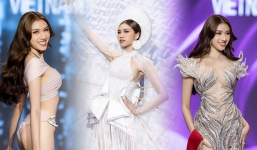 Thanh Thanh Huyền bứt phá tại Miss Charm, khoe chiến tích đầu tiên trước thềm chung kết