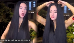 Angela Phương Trinh tự tay tẩy trang, tháo sạch tóc giả che chắn vòng một: Sự thật bất ngờ!