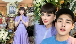 Lâm Khánh Chi gây tranh cãi khi mặc váy công chúa, cười duyên đi đám ma 'ba' Vũ Linh