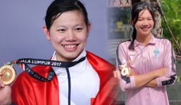 Tròn 1 năm giải nghệ, 'tiểu tiên cá' Ánh Viên thay đổi nhan sắc không nhận ra