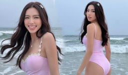 Hoa hậu Thùy Tiên nhập cuộc đường đua chào hè 'khét lẹt', biểu cảm nhanh chóng gây sốt