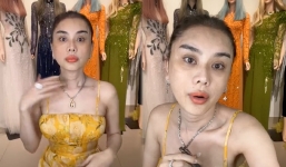 Hậu tung ảnh áo tắm 'nghẹt thở' Lâm Khánh Chi bị soi nhan sắc thật qua livestream