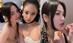 Đẳng cấp nhan sắc của Song Hye Kyo thể hiện nét căng qua ảnh chụp cùng Jennie