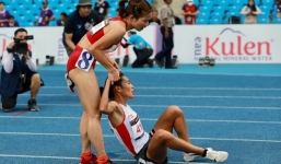 VĐV Indonesia thừa nhận dính bẫy chiến thuật của Nguyễn Thị Oanh và Phạm Thị Hồng Lệ