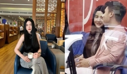 Nhan sắc Chu Thanh Huyền qua ảnh chụp lén tại sự kiện trọng đại của Quang Hải