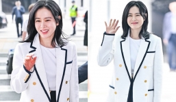 Nhan sắc Son Ye Jin trong lần đầu tiên công khai xuất hiện trước công chúng hậu sinh con