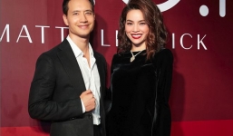 Hồ Ngọc Hà gây chú ý khi diện váy siêu ngắn bên Kim Lý và Subeo