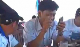 Kết quả xác minh trung tá công an đi ăn nhậu cùng 'trùm đỏ đen'