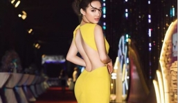 Đẳng cấp khoe lưng trần của Nhã Phương khiến Trường Giang ngất ngây