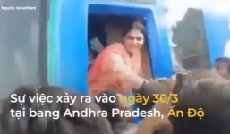 Nữ chính trị gia Ấn Độ bàng hoàng khi bị cướp mất nhẫn 