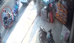 Thanh niên phóng xe tốc độ cao đâm liên hoàn Exciter và ô tô