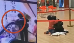 Ám ảnh khoảnh khắc mẹ làm rơi bé 4 tháng từ thang cuốn xuống đất